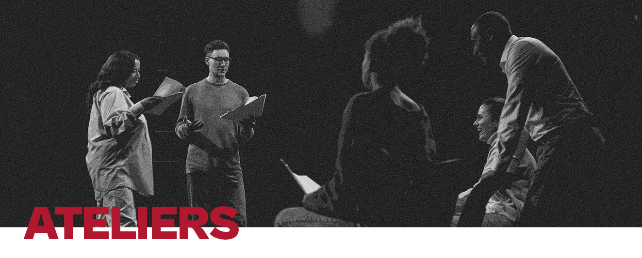 Image de couverture pour la page indiquant les différents horaires pour les cours de théâtre et de chant.