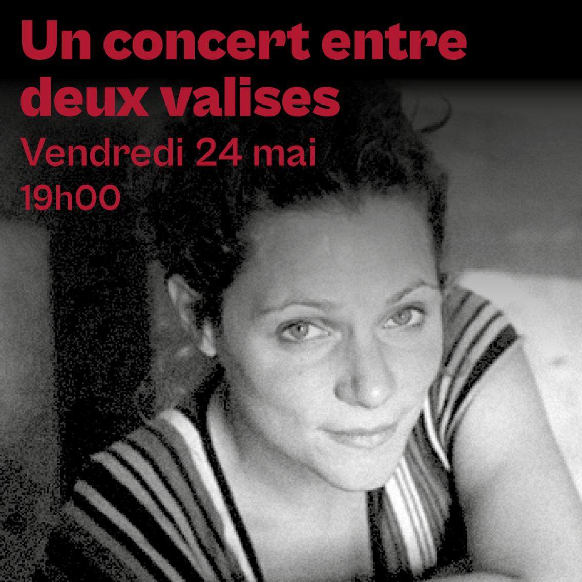 Affiche pour Un Concert Entre Deux Valises
